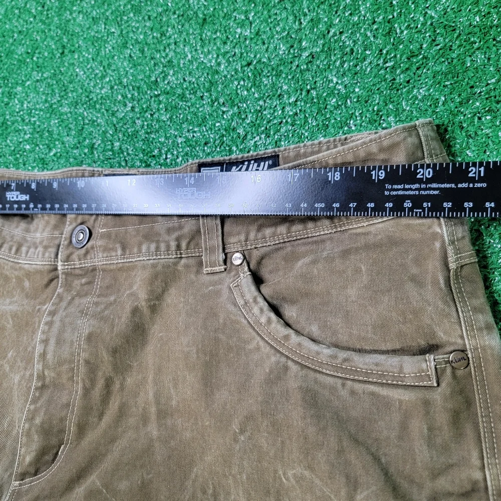 Kuhl Rydr Men's Pants Vintage Patina Dye Brown Hiking Outdoor Work Size 40x30